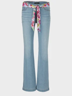 Marc Cain Jeans-MODELL FARO MIT SEITENSCHLITZEN baby blue