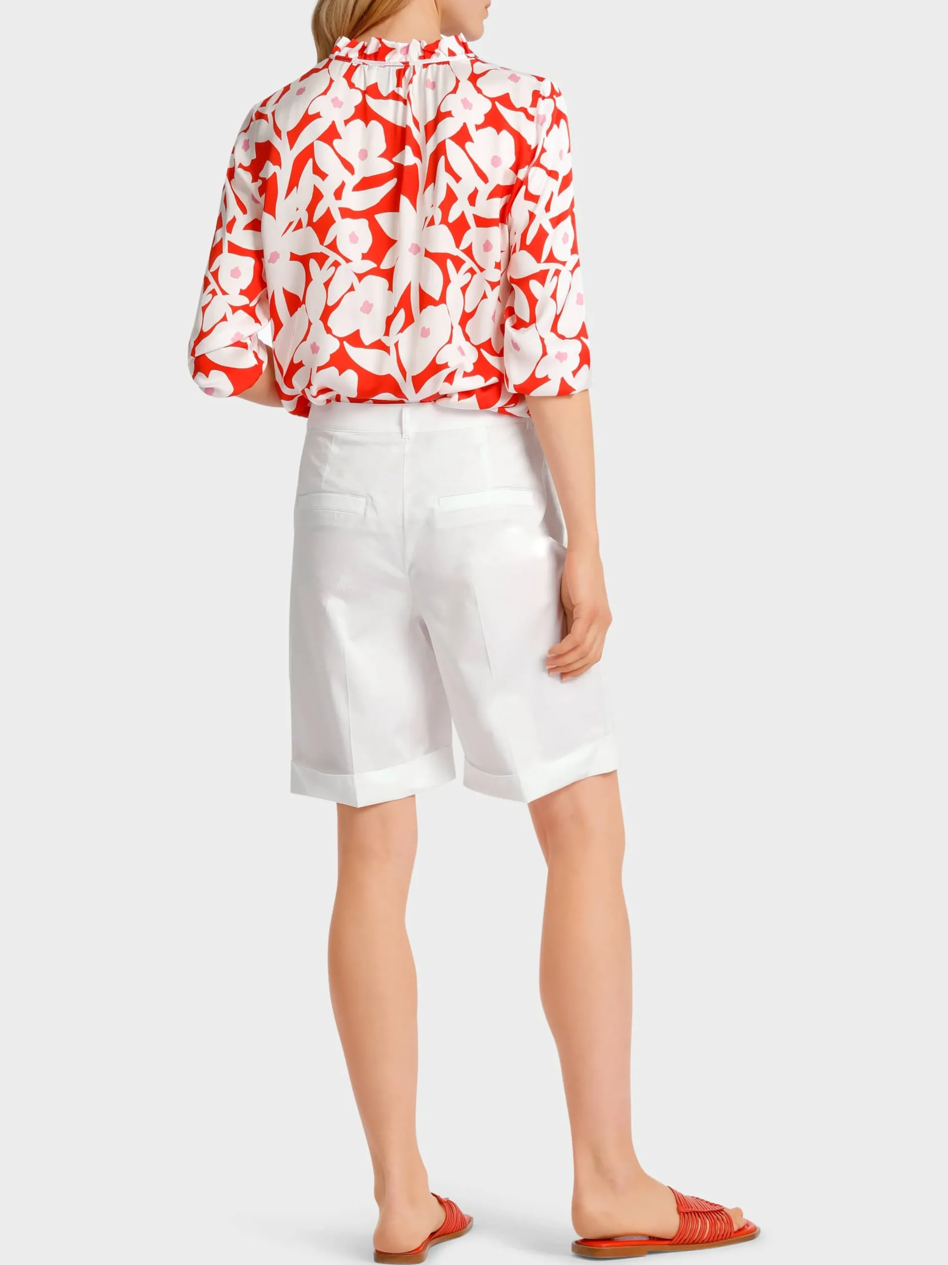 Marc Cain Hosen-MODELL FINIKE – SHORTS MIT STULPEN white