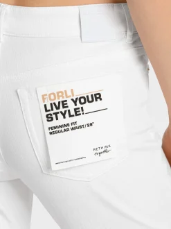Marc Cain Jeans-MODELL FORLI – JEANS “RETHINK TOGETHER” white
