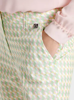 Marc Cain Hosen-MODELL FRANCA – HOSE MIT GRAFIKDESSIN soft pistachio