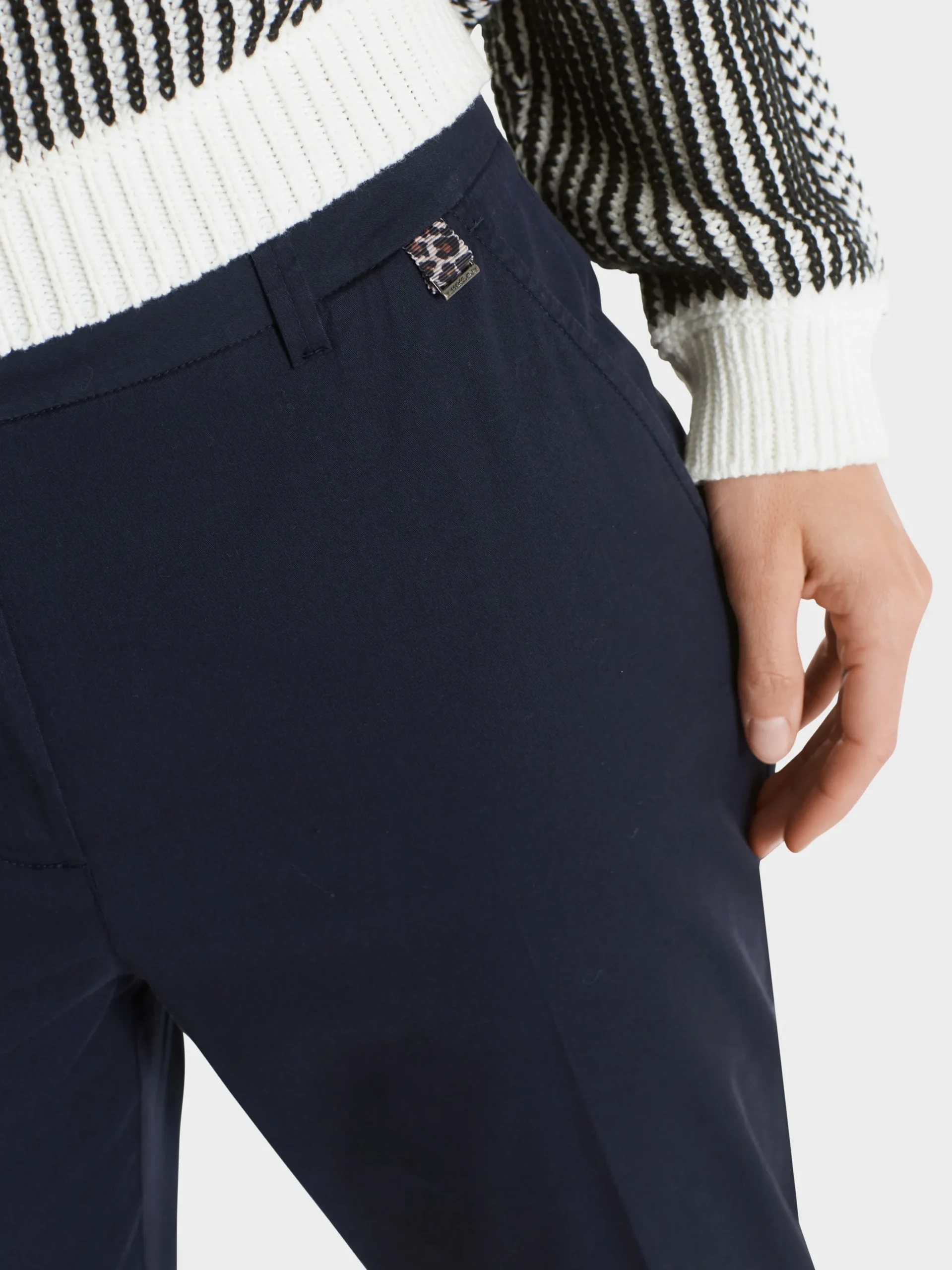 Marc Cain Hosen-MODELL FRANCA AUS LIGHT COTTON navy