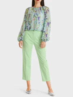 Marc Cain Hosen-MODELL FRANCA AUS LIGHT COTTON soft pistachio