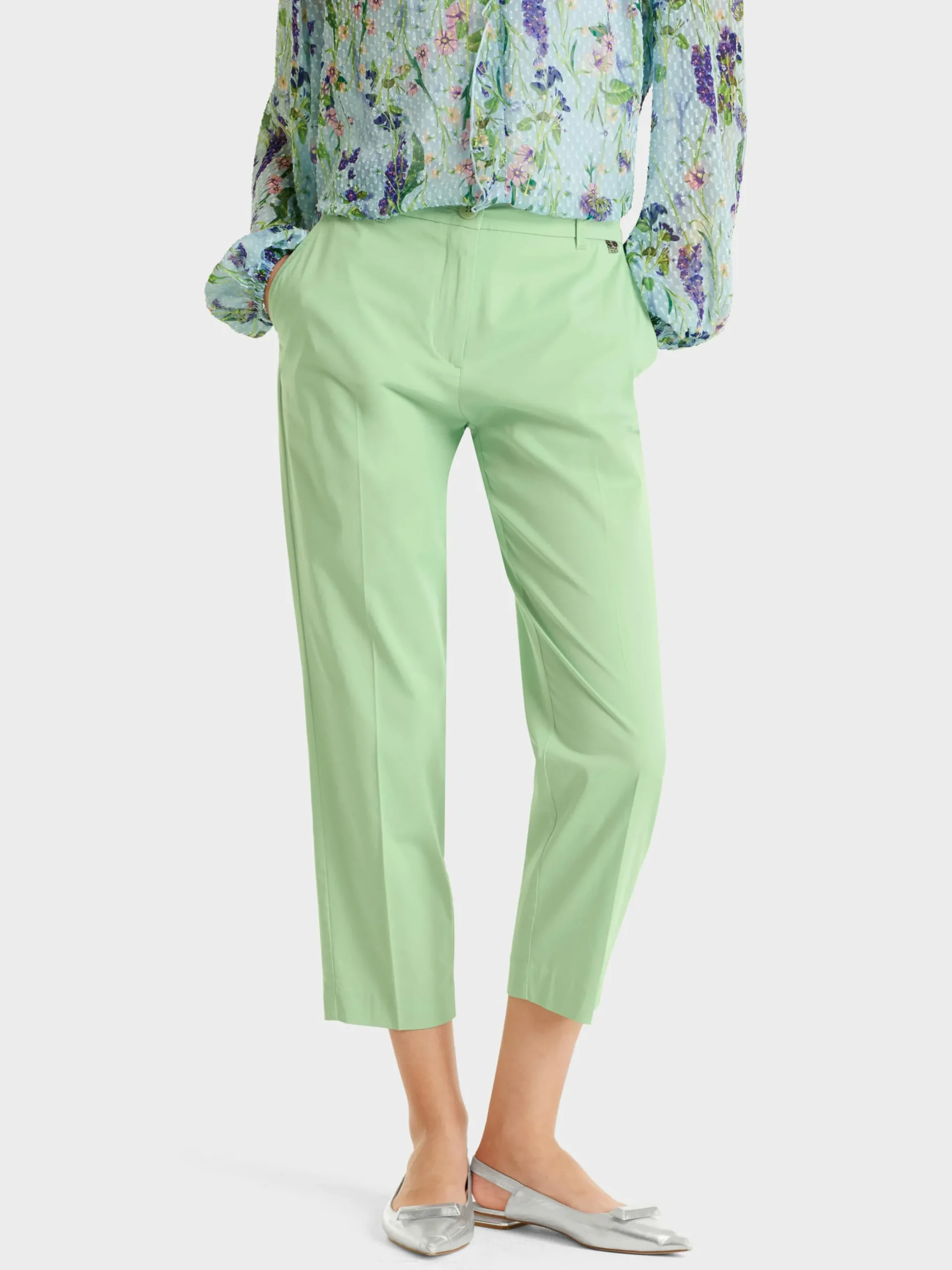 Marc Cain Hosen-MODELL FRANCA AUS LIGHT COTTON soft pistachio