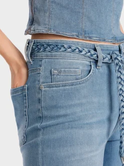 Marc Cain Jeans-MODELL FYLI JEANS “RETHINK TOGETHER” baby blue