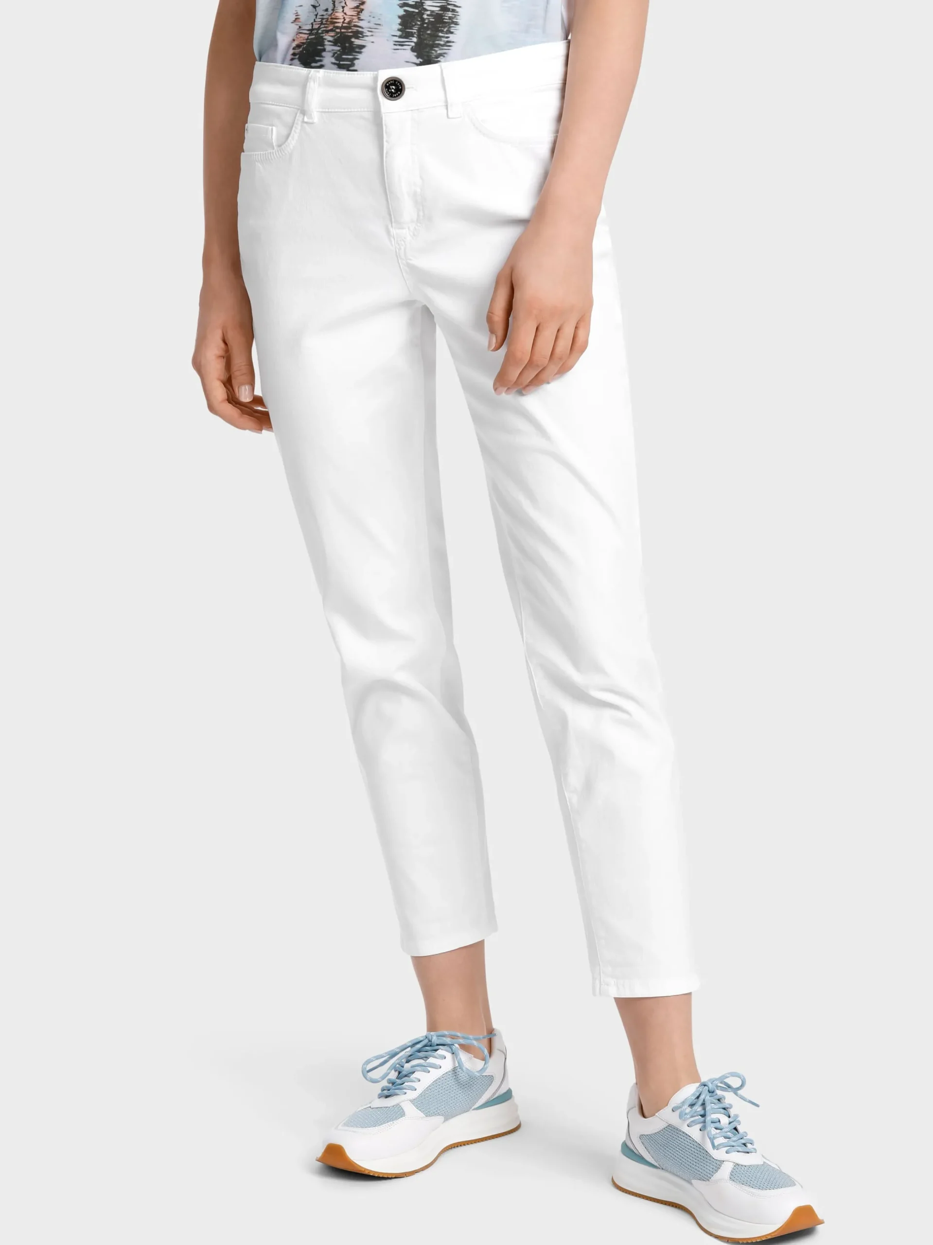 Marc Cain Hosen-MODELL RAIPUR IM RELAXED FIT white