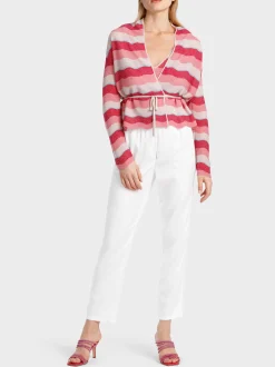 Marc Cain Hosen-MODELL RIVERA – HOSE “RETHINK TOGETHER” white