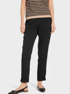 Marc Cain Hosen-MODELL ROANNE AUS LEINEN-VISKOSE-MIX black