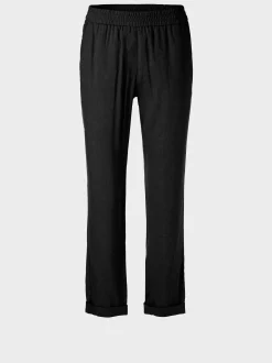 Marc Cain Hosen-MODELL ROANNE AUS LEINEN-VISKOSE-MIX black