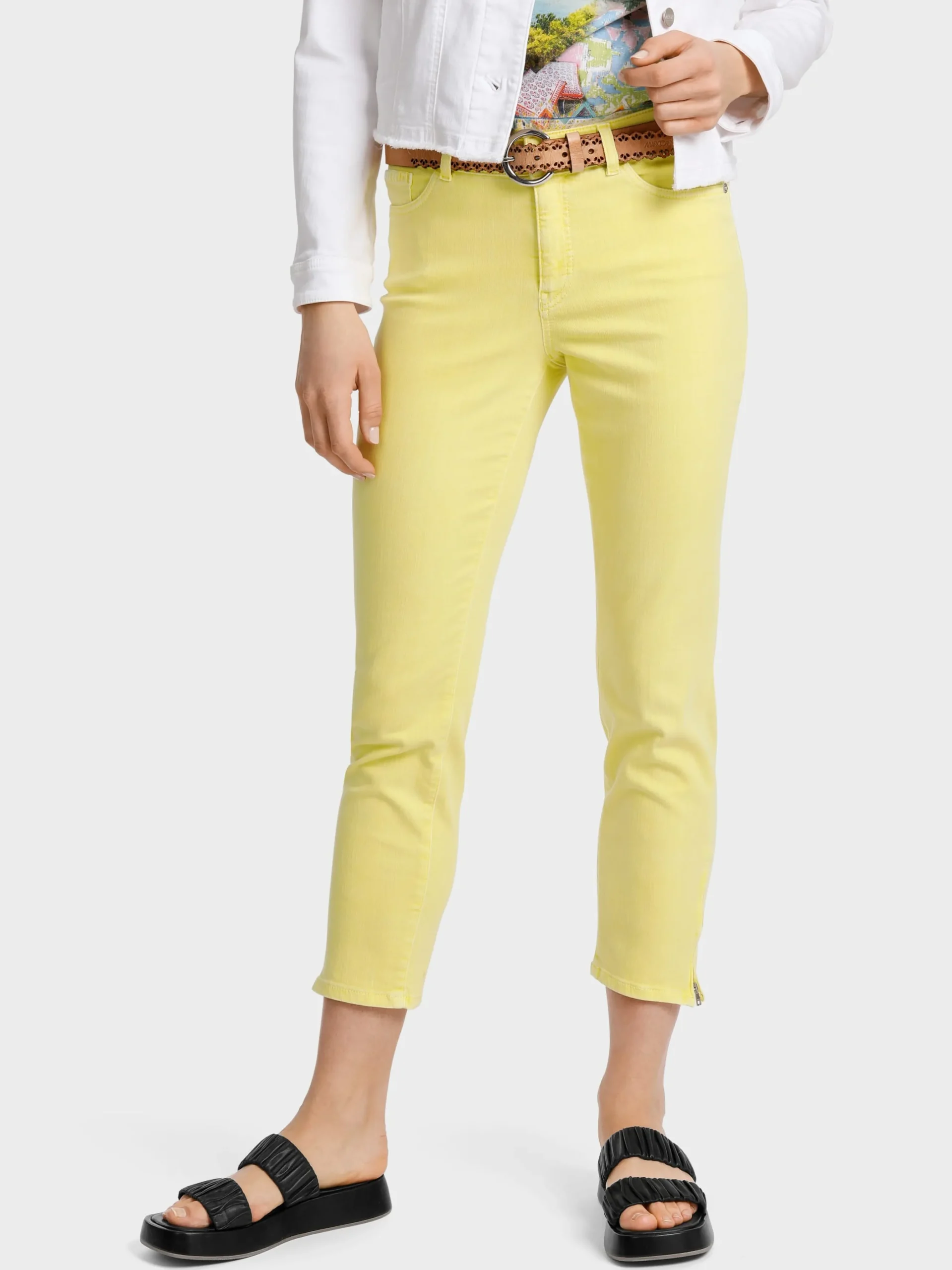 Marc Cain Jeans-MODELL SILEA - JEANS "RETHINK TOGETHER" pale lemon