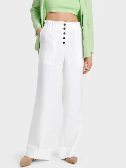 Marc Cain Hosen-MODELL WEIDA – HOSE MIT FLARED LEG white