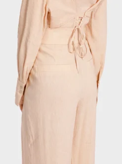 Marc Cain Hosen|Hosenanzüge-MODELL WICHITA – HOSE IM PAPERBAG-STYLE soft rose