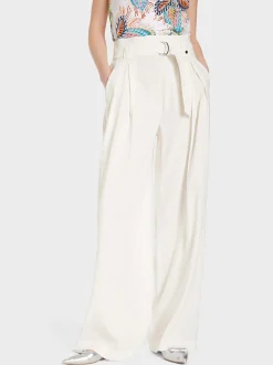 Marc Cain Hosen-MODELL WICHITA – HOSE IM PAPERBAG-STYLE off-white