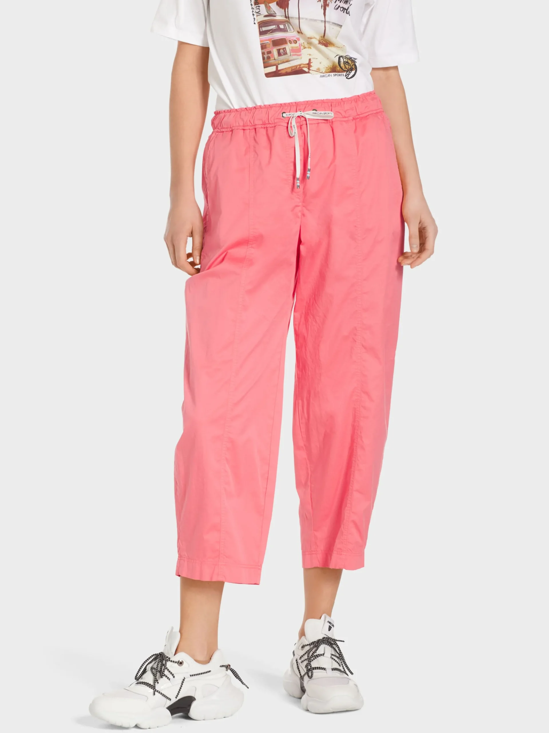 Marc Cain Hosen-MODELL WIDNES IN LIGHT COTTON light neon red