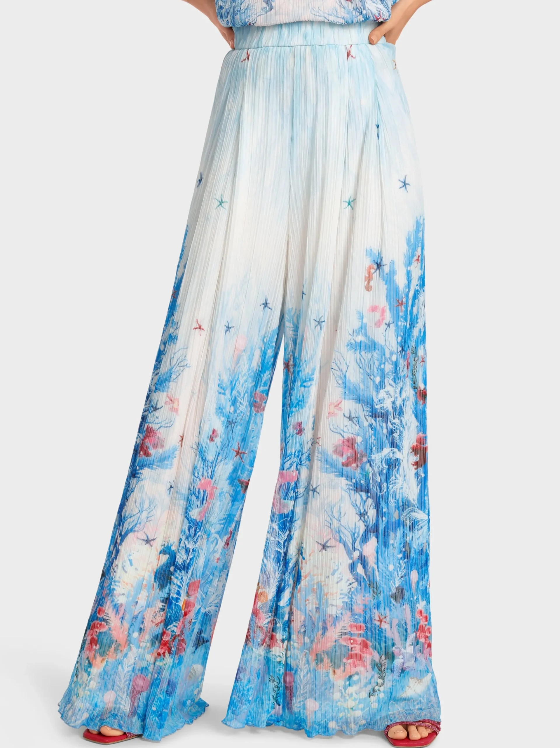 Marc Cain Hosen-MODELL WINNIPEG - BUNDFALTENHOSE light azure