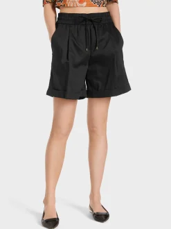 Marc Cain Hosen-MODELL WITTEN – SHORTS MIT STULPEN black