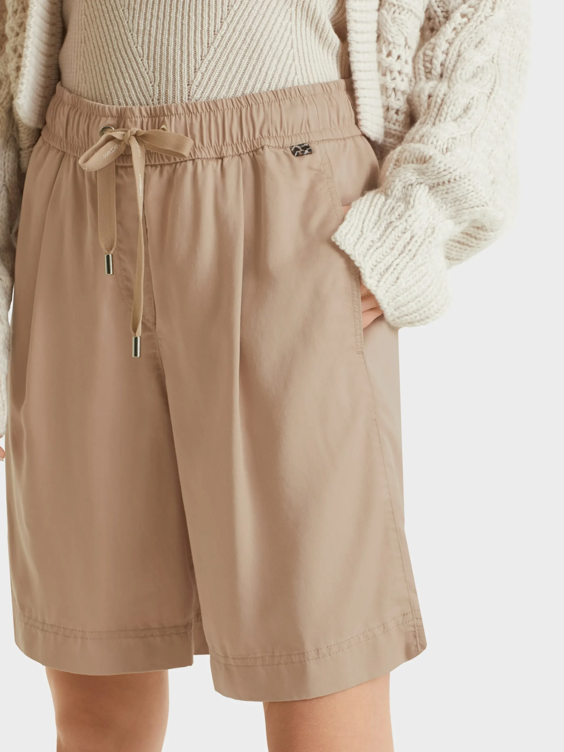Marc Cain Hosen-MODELL WITTEN “RETHINK TOGETHER” deep sand