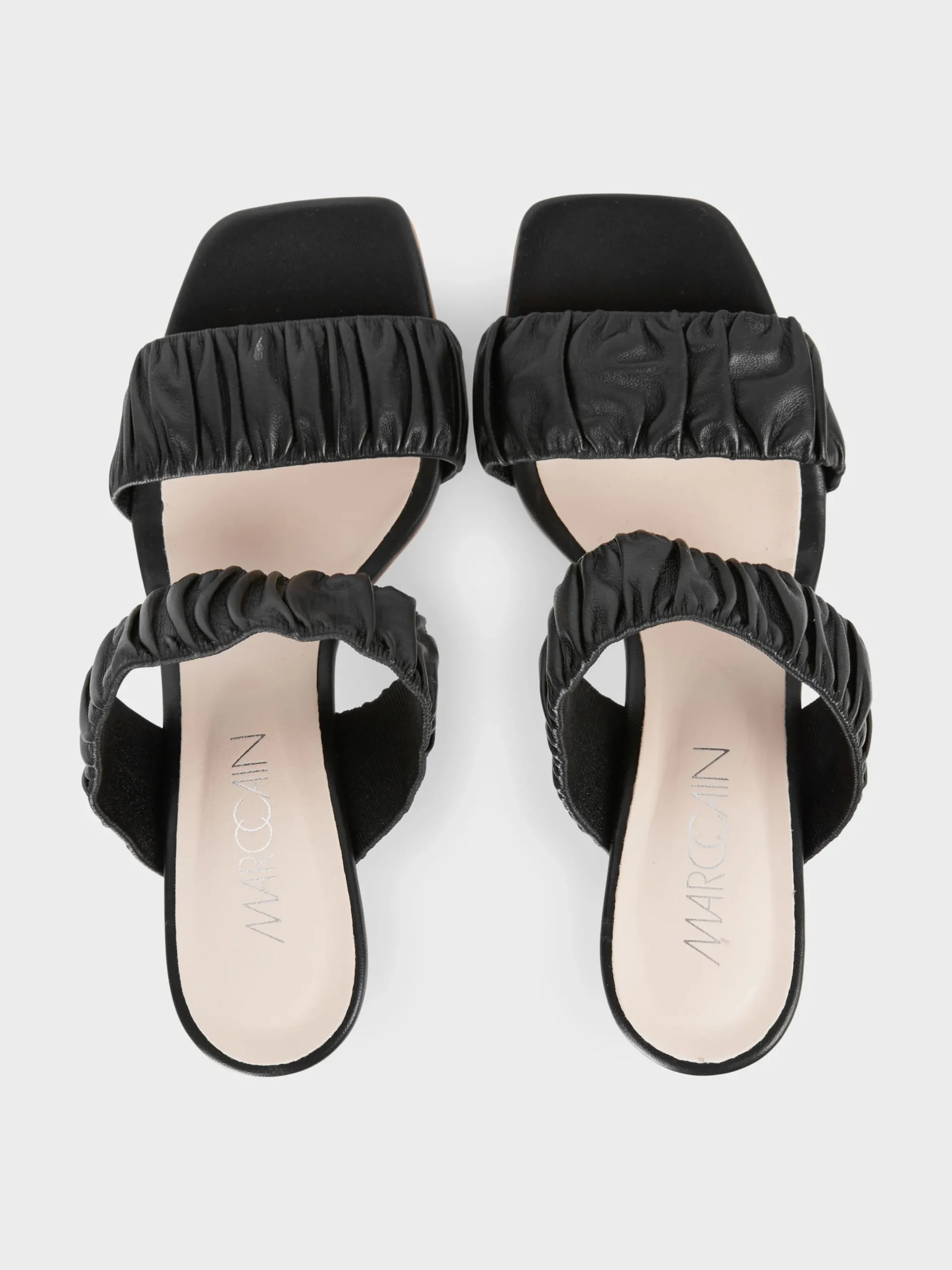 Marc Cain Schuhe-MULES MIT GESMOKTEN RIEMEN black
