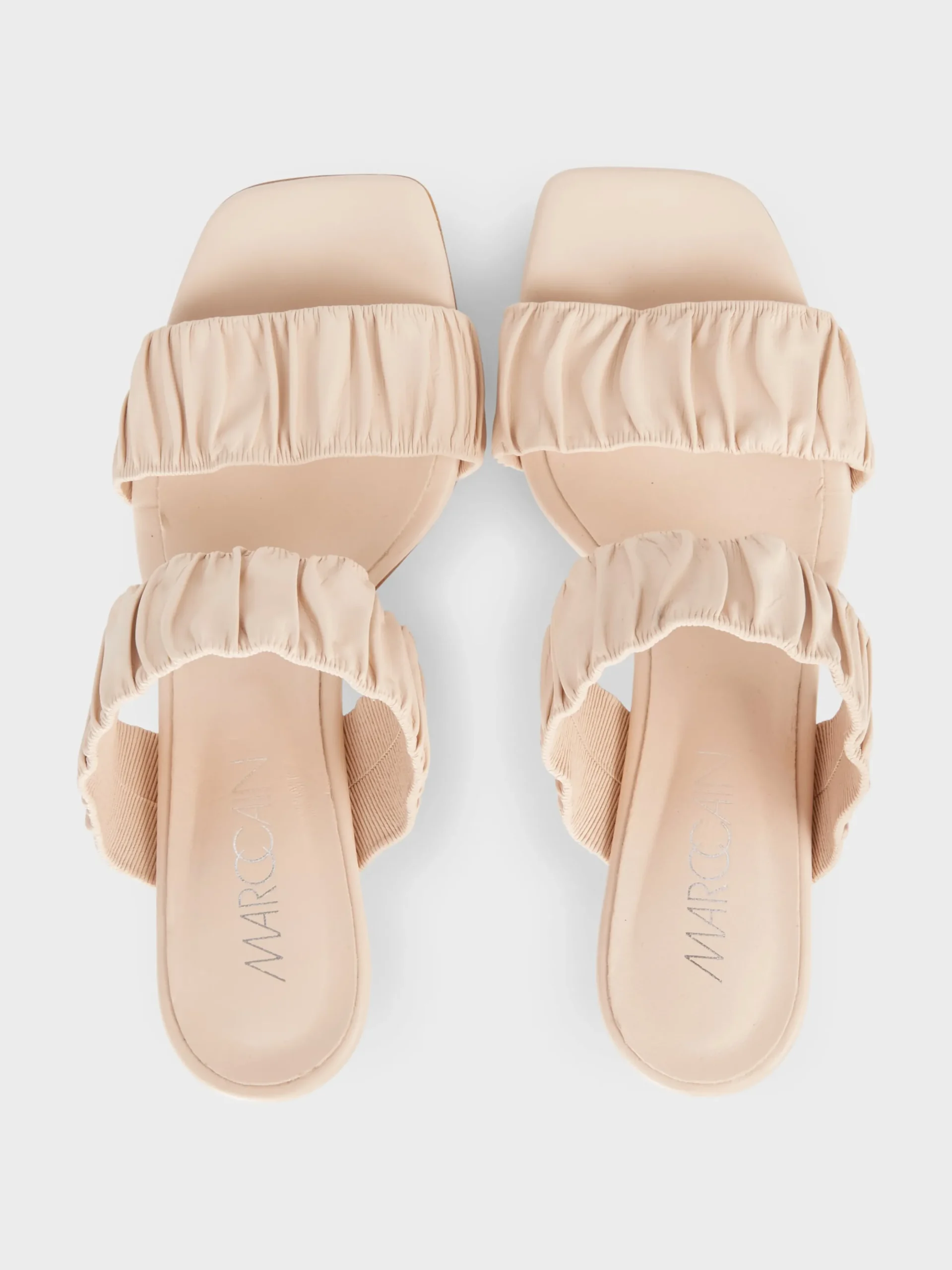 Marc Cain Schuhe-MULES MIT GESMOKTEN RIEMEN soft rose