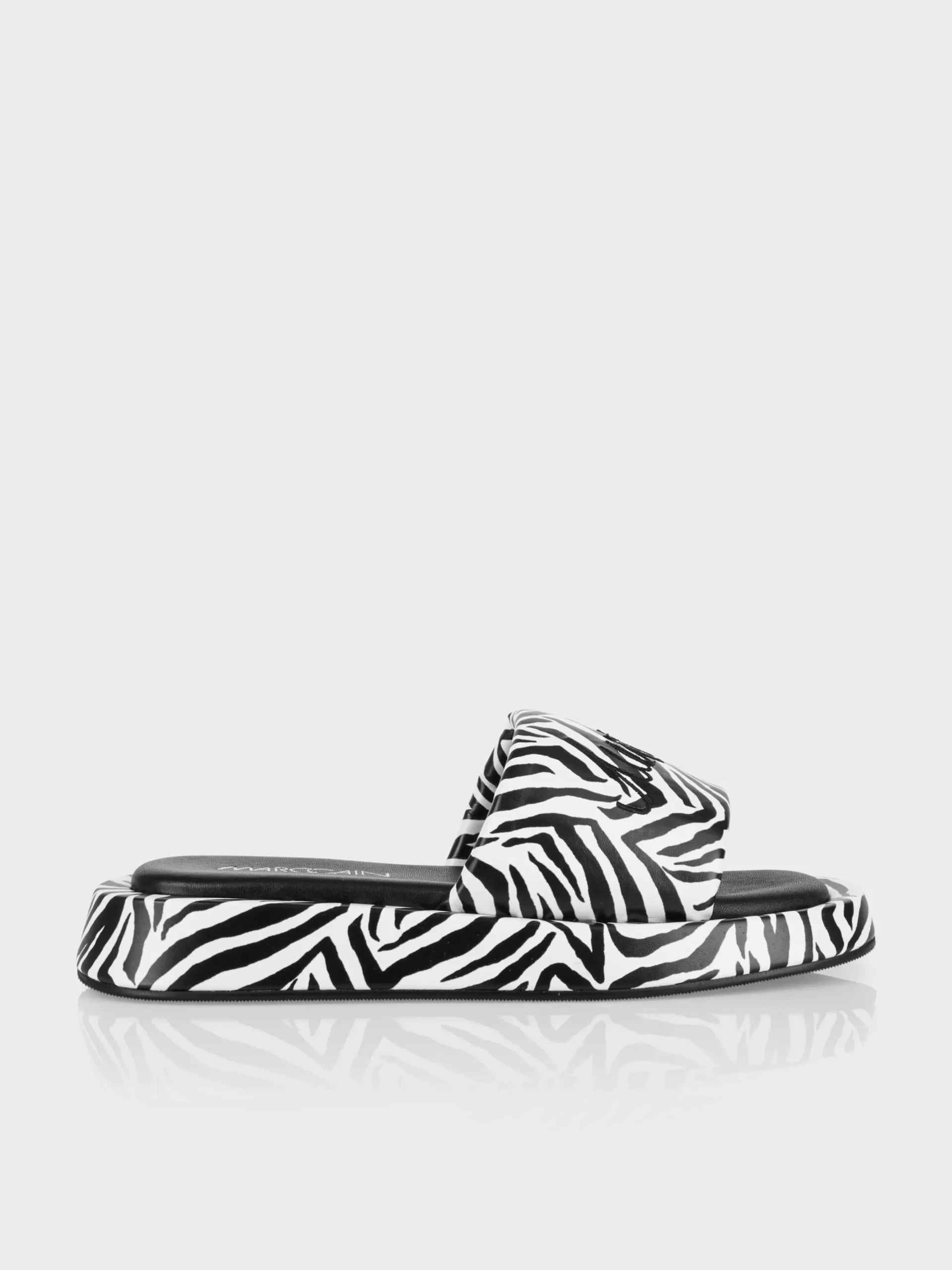Marc Cain Schuhe-MULES MIT PRINT white and black