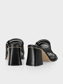 Marc Cain Schuhe-MULES MIT RIEMCHEN black