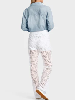 Marc Cain Hosen-NETZHOSE MODELL WELBY white