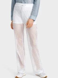 Marc Cain Hosen-NETZHOSE MODELL WELBY white
