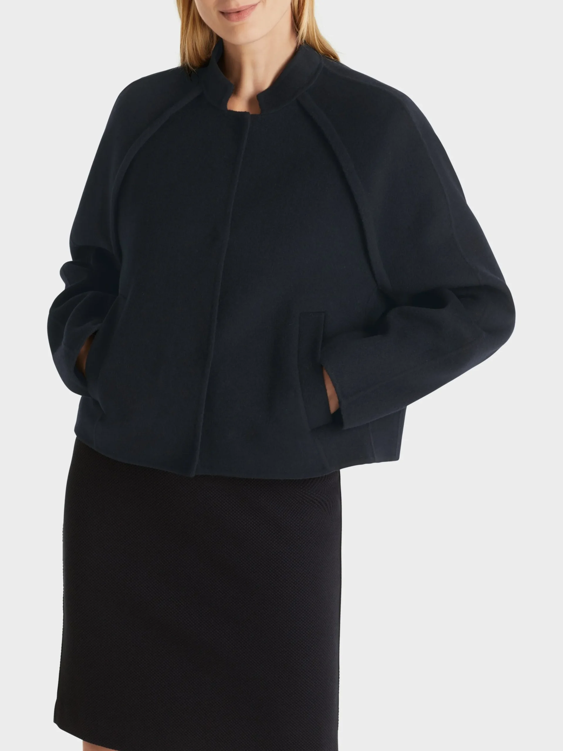 Marc Cain Mäntel & Outdoorjacken-OUTDOORJACKE AUS WOLLE midnight blue