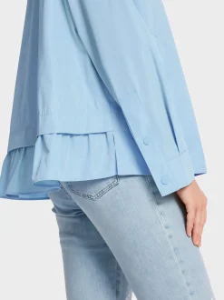 Marc Cain Mäntel & Outdoorjacken-OUTDOOR-JACKE MIT KAPUZE soft summer sky