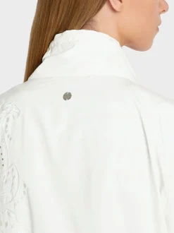 Marc Cain Mäntel & Outdoorjacken-OUTDOORJACKE MIT STICKEREI off-white