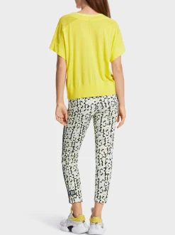 Marc Cain Pullover & Sweatshirts|Strick-OVERSIZED SWEATER AUS FEINSTRICK soft limeade
