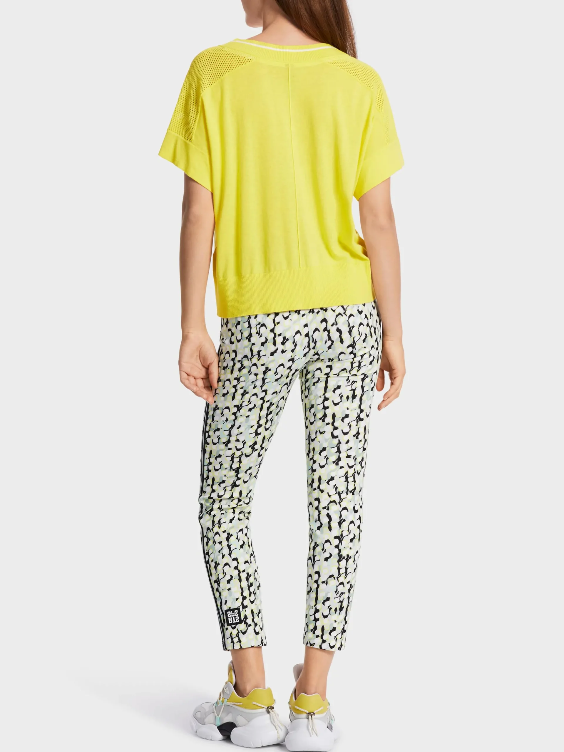 Marc Cain Pullover & Sweatshirts|Strick-OVERSIZED SWEATER AUS FEINSTRICK soft limeade