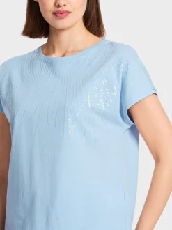 Marc Cain Shirts & Tops-PAILLETTEN-T-SHIRT