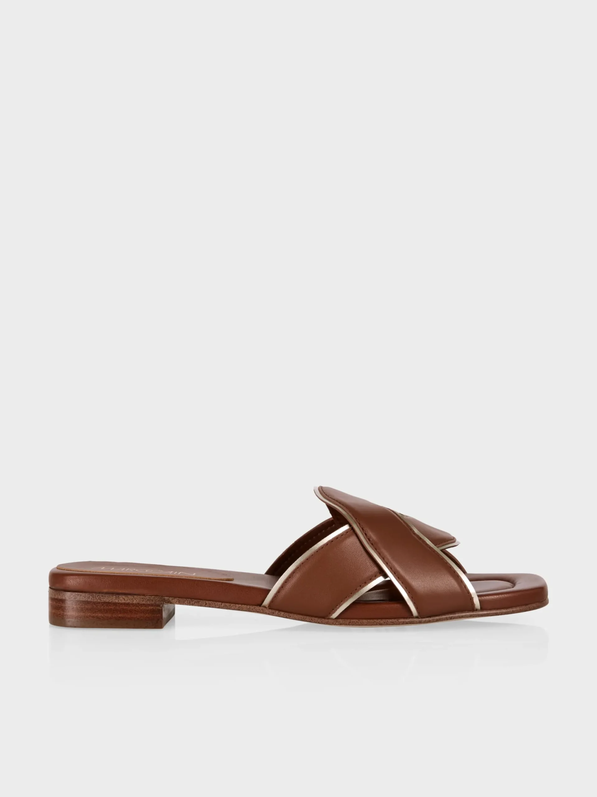 Marc Cain Schuhe-PANTOLETTEN MIT FLECHTRIEMEN bright ochre