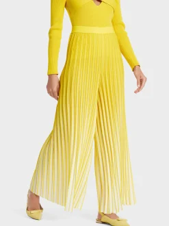 Marc Cain Hosen-PLISSIERTE HOSE WRAZA bright sulphur