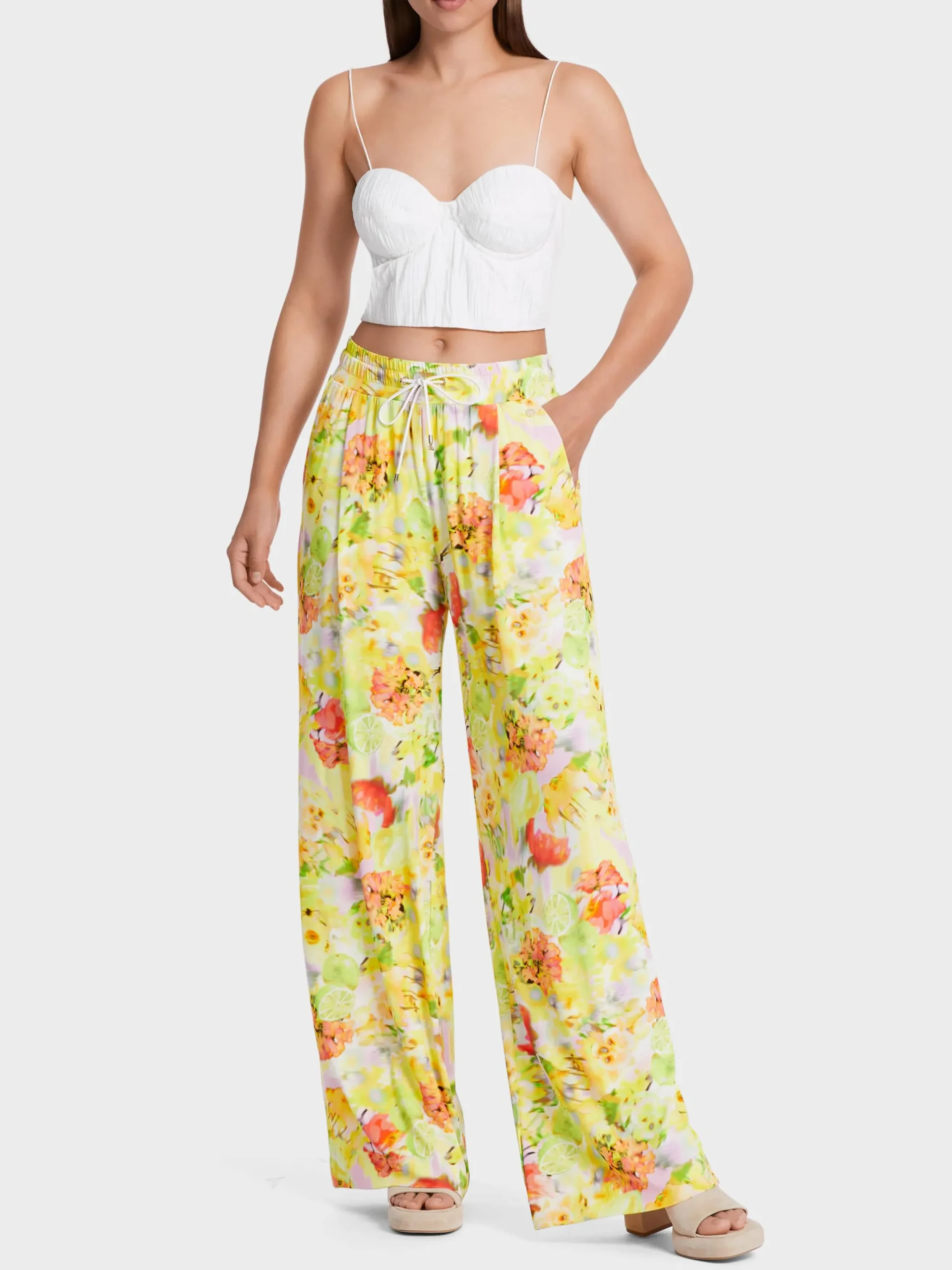 Marc Cain Shirts & Tops-PLISSIERTES BUSTIER off-white