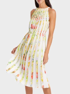 Marc Cain Kleider-PLISSIERTES KLEID pale lemon