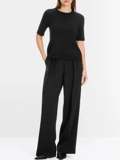 Marc Cain Strick-PULLOVER "RETHINK TOGETHER" black