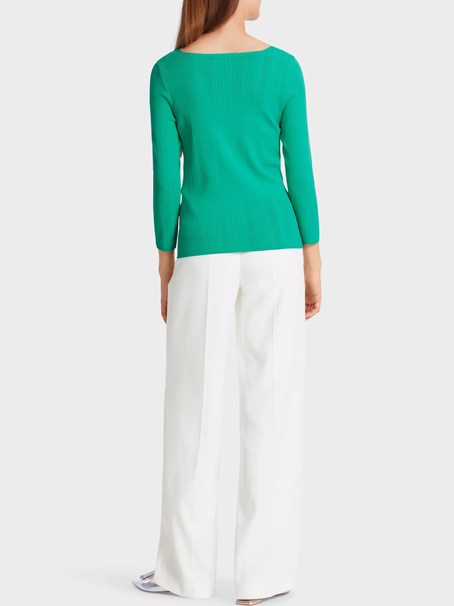Marc Cain Pullover & Sweatshirts|Strick-PULLOVER "RETHINK TOGETHER" bright malachite