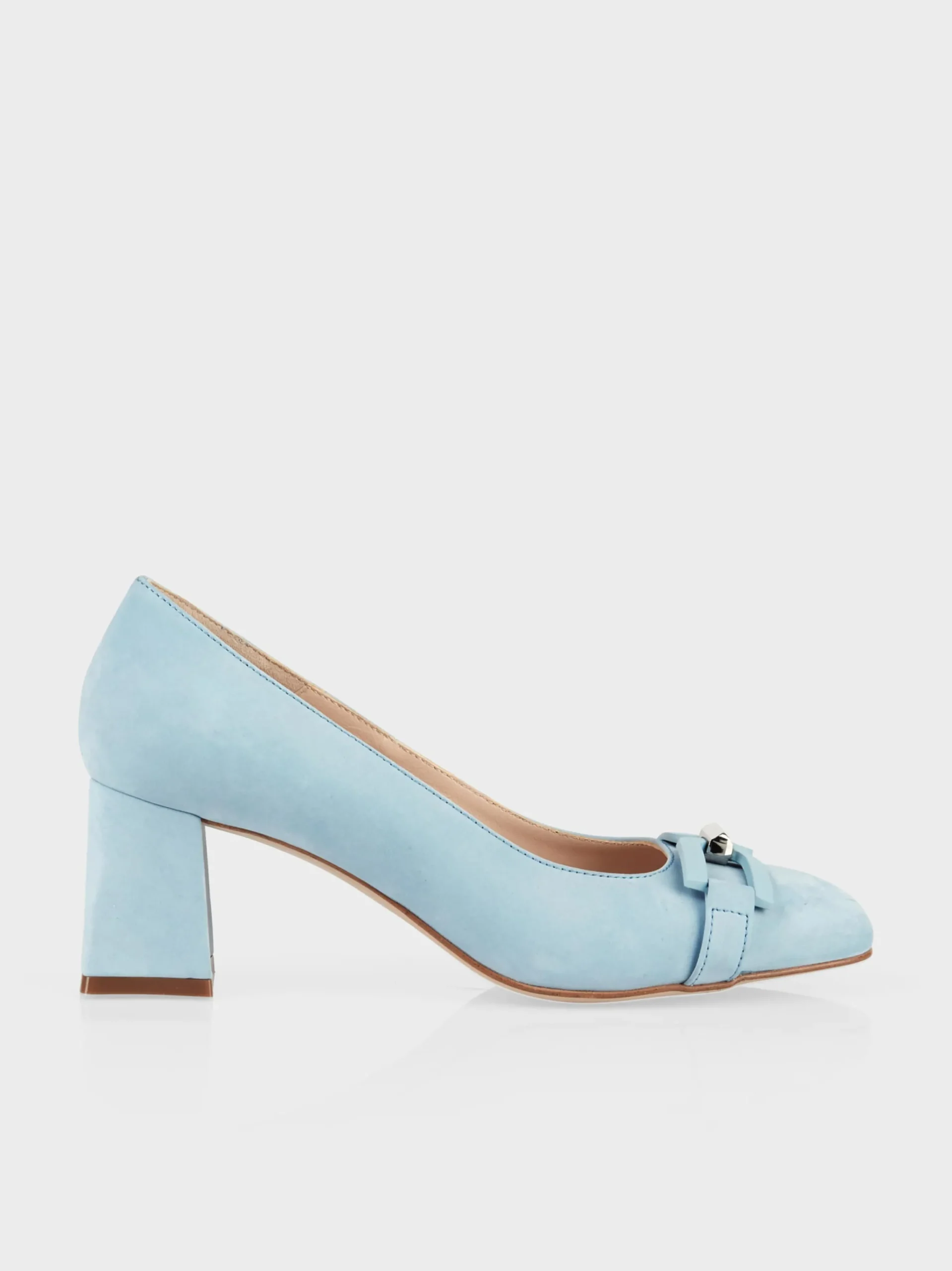 Marc Cain Schuhe-PUMPS IN RAULEDER „RETHINK TOGETHER” soft summer sky