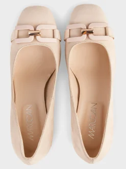 Marc Cain Schuhe-PUMPS IN RAULEDER „RETHINK TOGETHER” soft rose