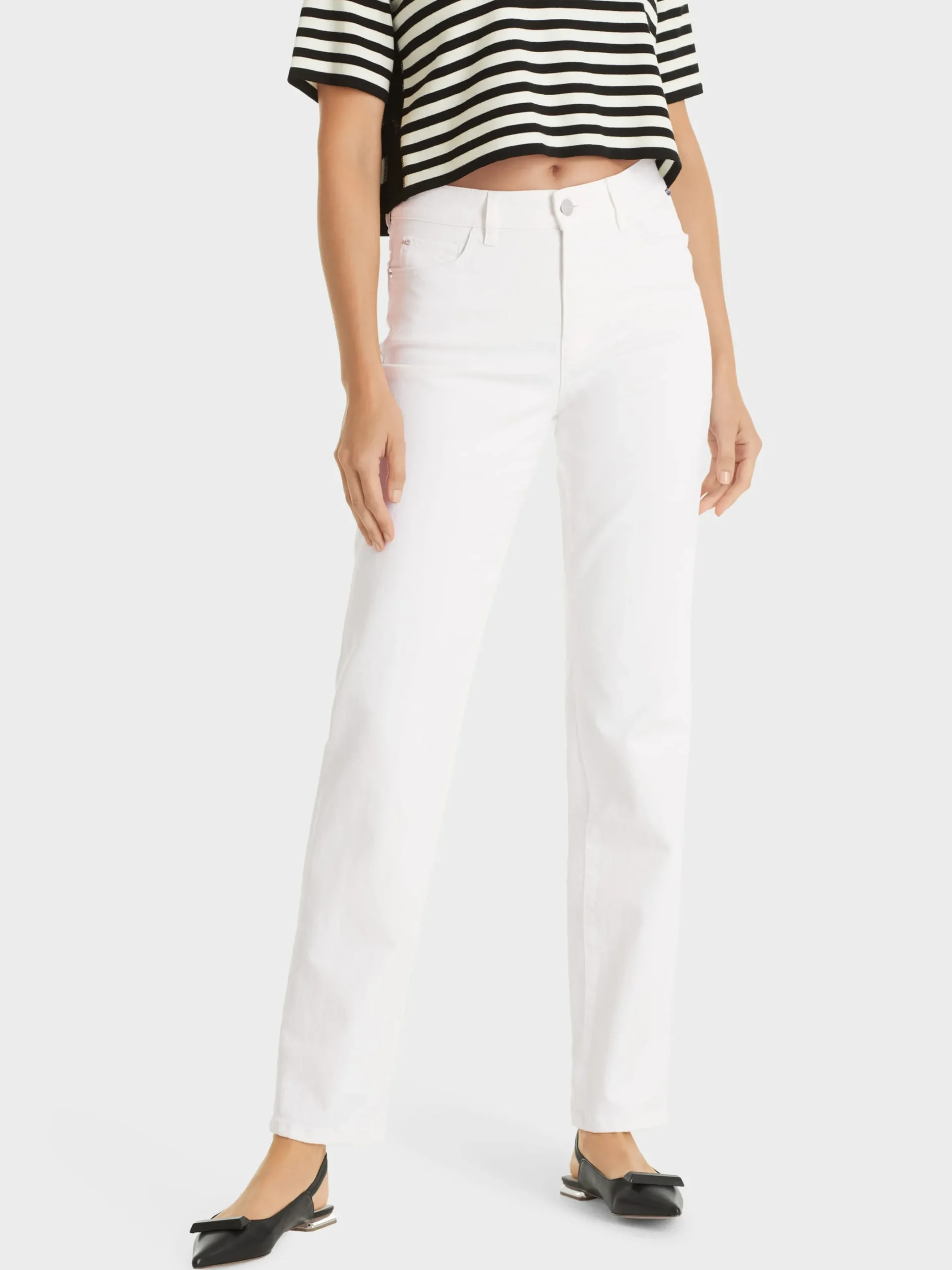 Marc Cain Jeans-"RETHINK TOGETHER" JEANS FYLI off-white