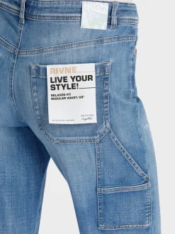 Marc Cain Jeans-“RETHINK TOGETHER” JEANS MODELL RIVNE blue Denim