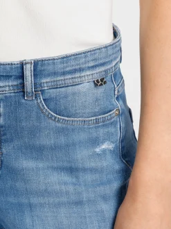 Marc Cain Jeans-“RETHINK TOGETHER” JEANS MODELL RIVNE blue Denim