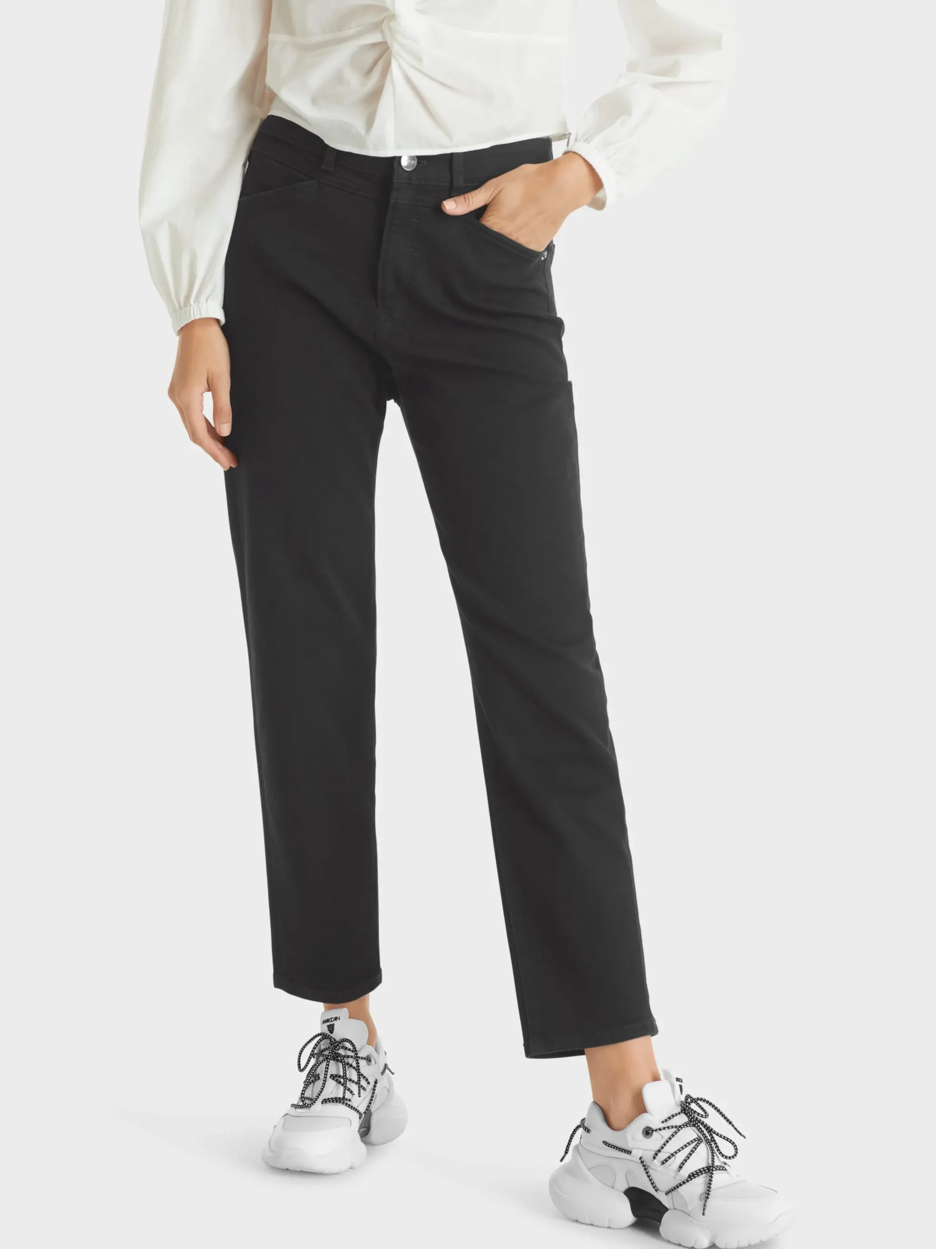 Marc Cain Jeans-"RETHINK TOGETHER" JEANS RIAD black
