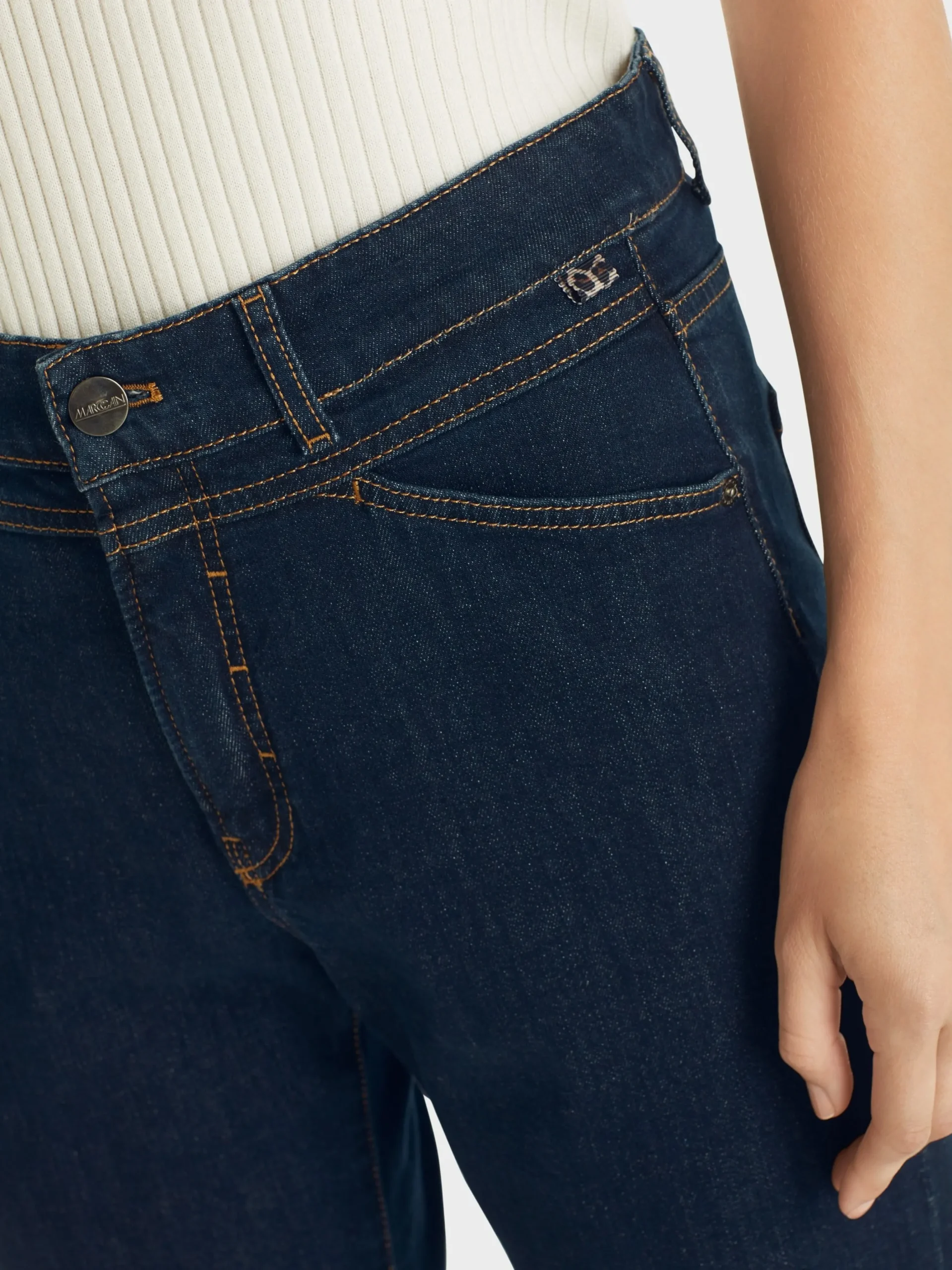 Marc Cain Jeans-"RETHINK TOGETHER" JEANS RIAD vintage indigo