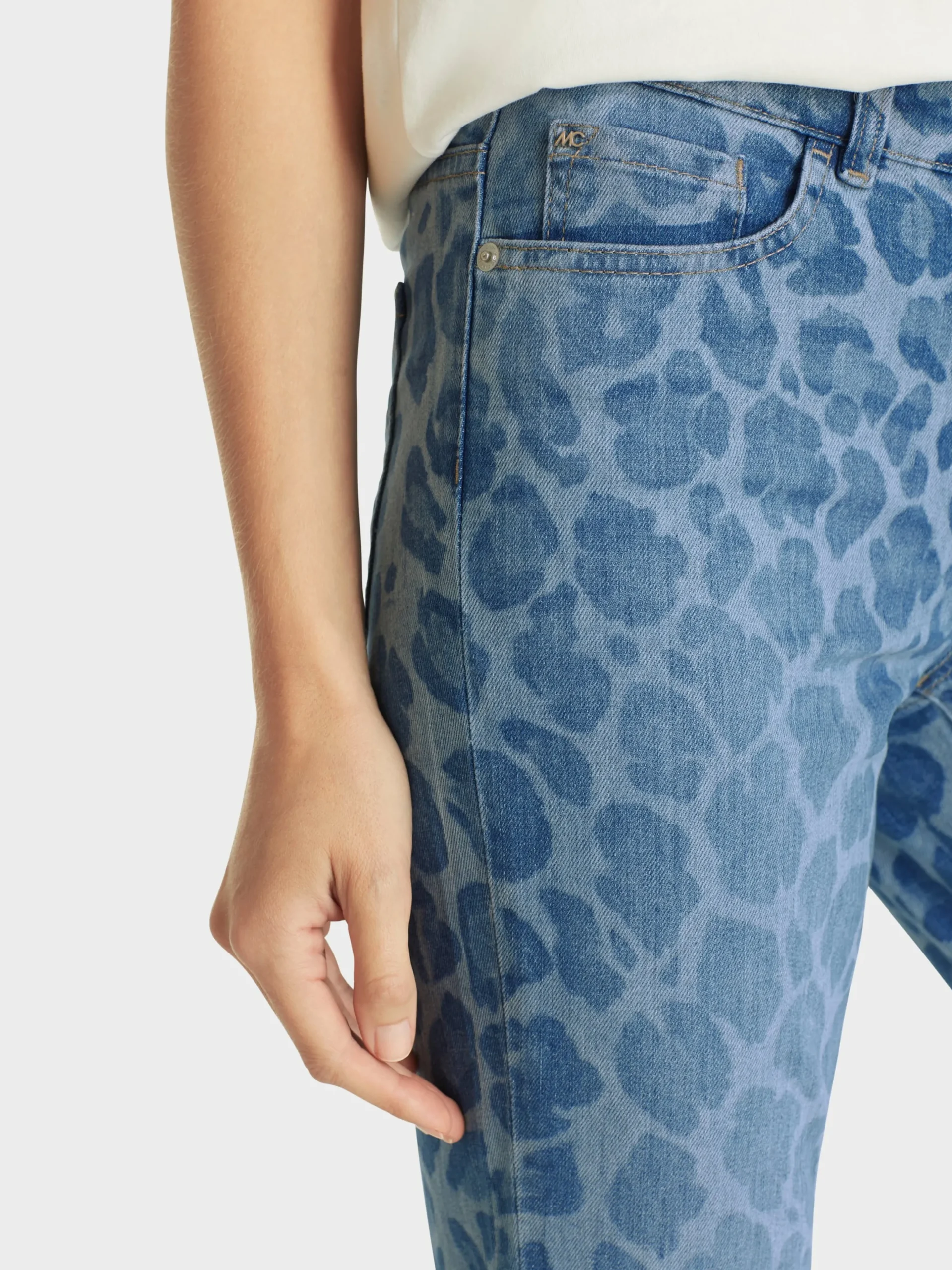 Marc Cain Jeans-"RETHINK TOGETHER" JEANS SILEA blue Denim