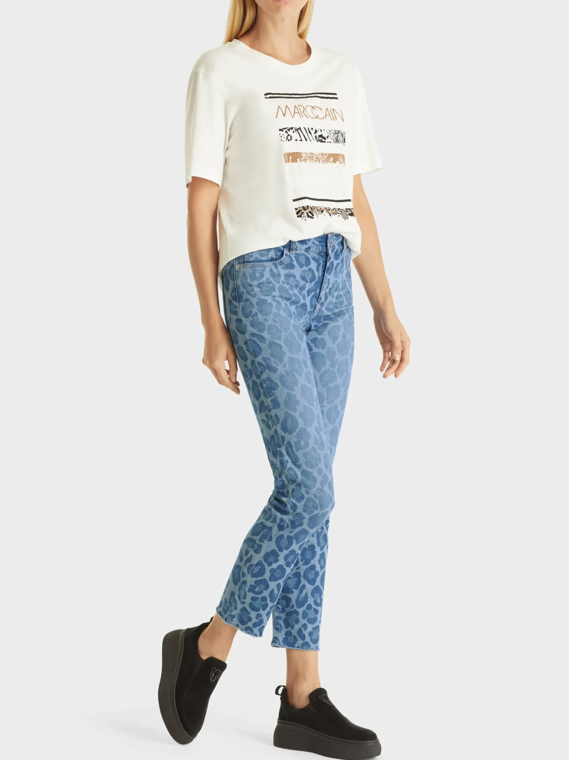 Marc Cain Jeans-"RETHINK TOGETHER" JEANS SILEA blue Denim