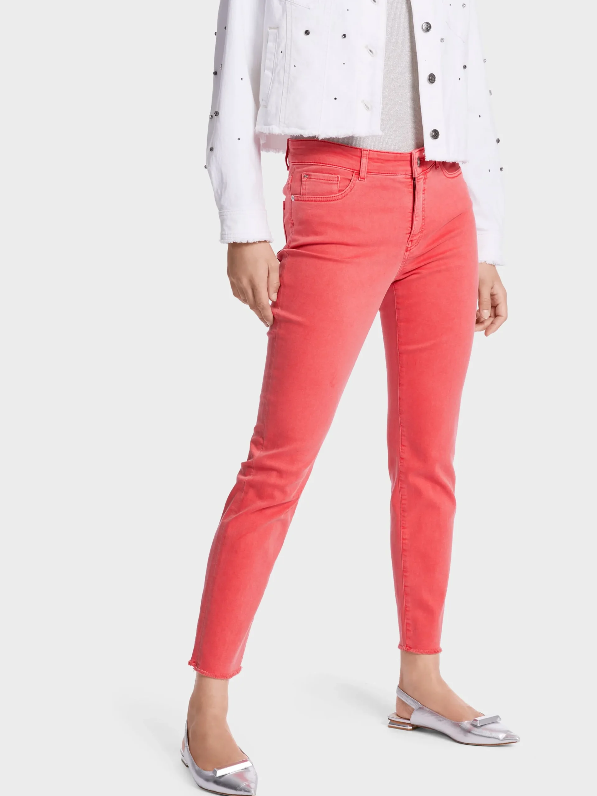 Marc Cain Jeans-"RETHINK TOGETHER" JEANS SILEA deep coral