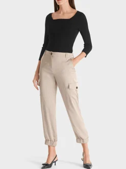 Marc Cain Hosen-„RETHINK TOGETHER“ MODELL RIDDER warm stone