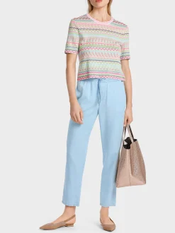 Marc Cain Jeans-“RETHINK TOGETHER” MODELL RIVERA baby blue